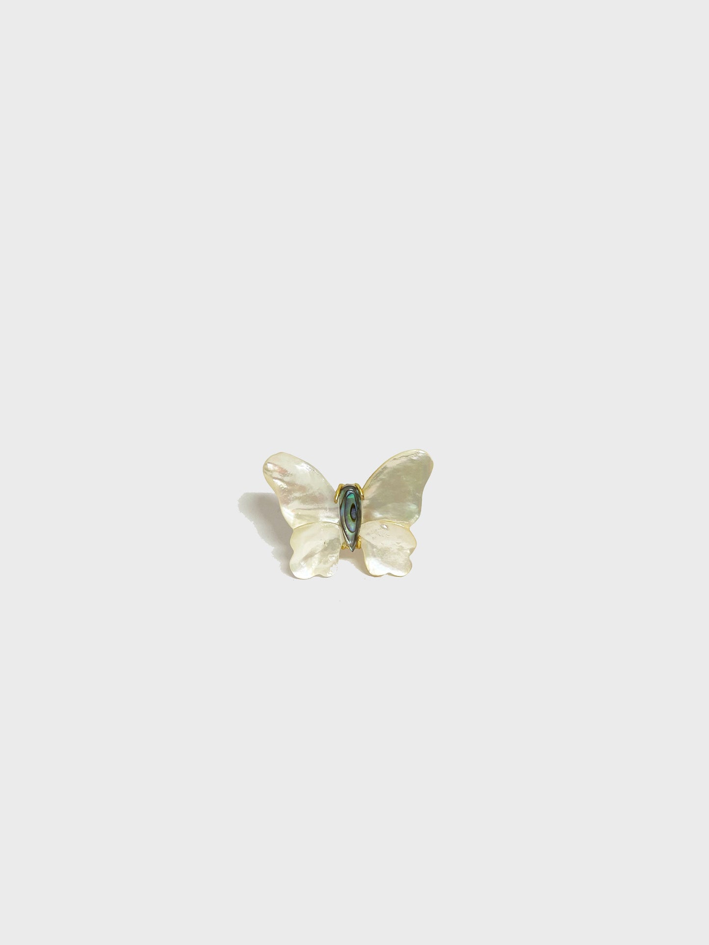 Mother of Pearl Butterfly Ring