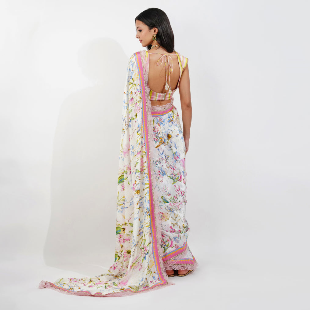 Summer floral Saree