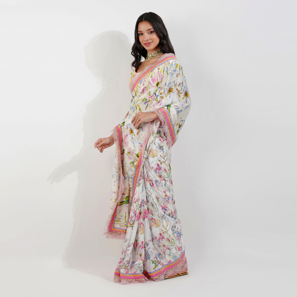 Summer floral Saree