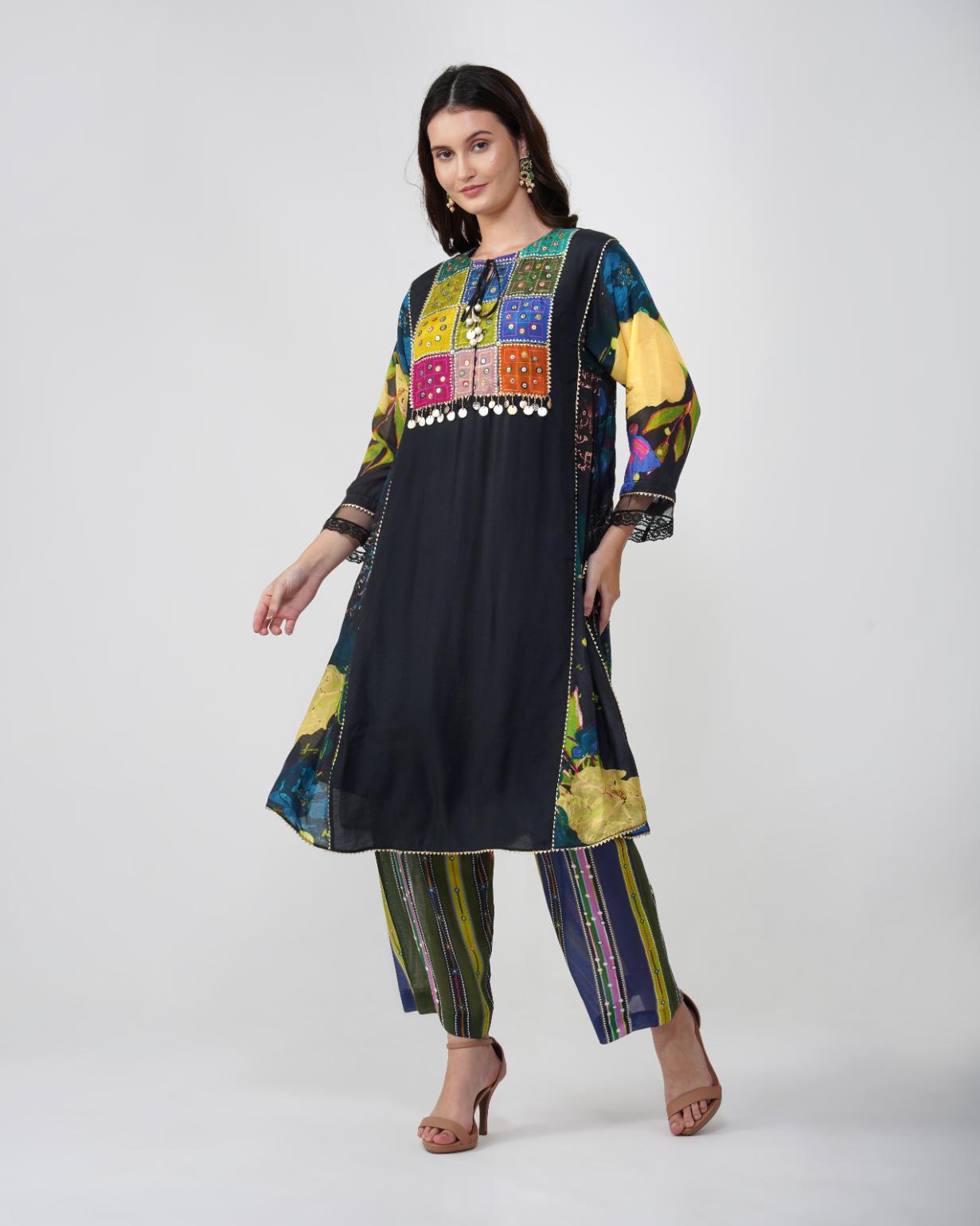 Banjara Bloom Kalidar Kurta Set