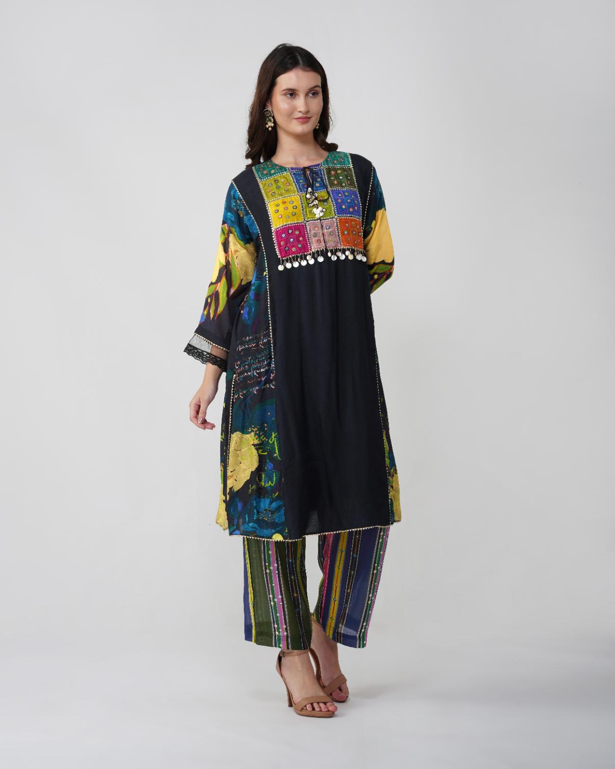 Banjara Bloom Kalidar Kurta Set