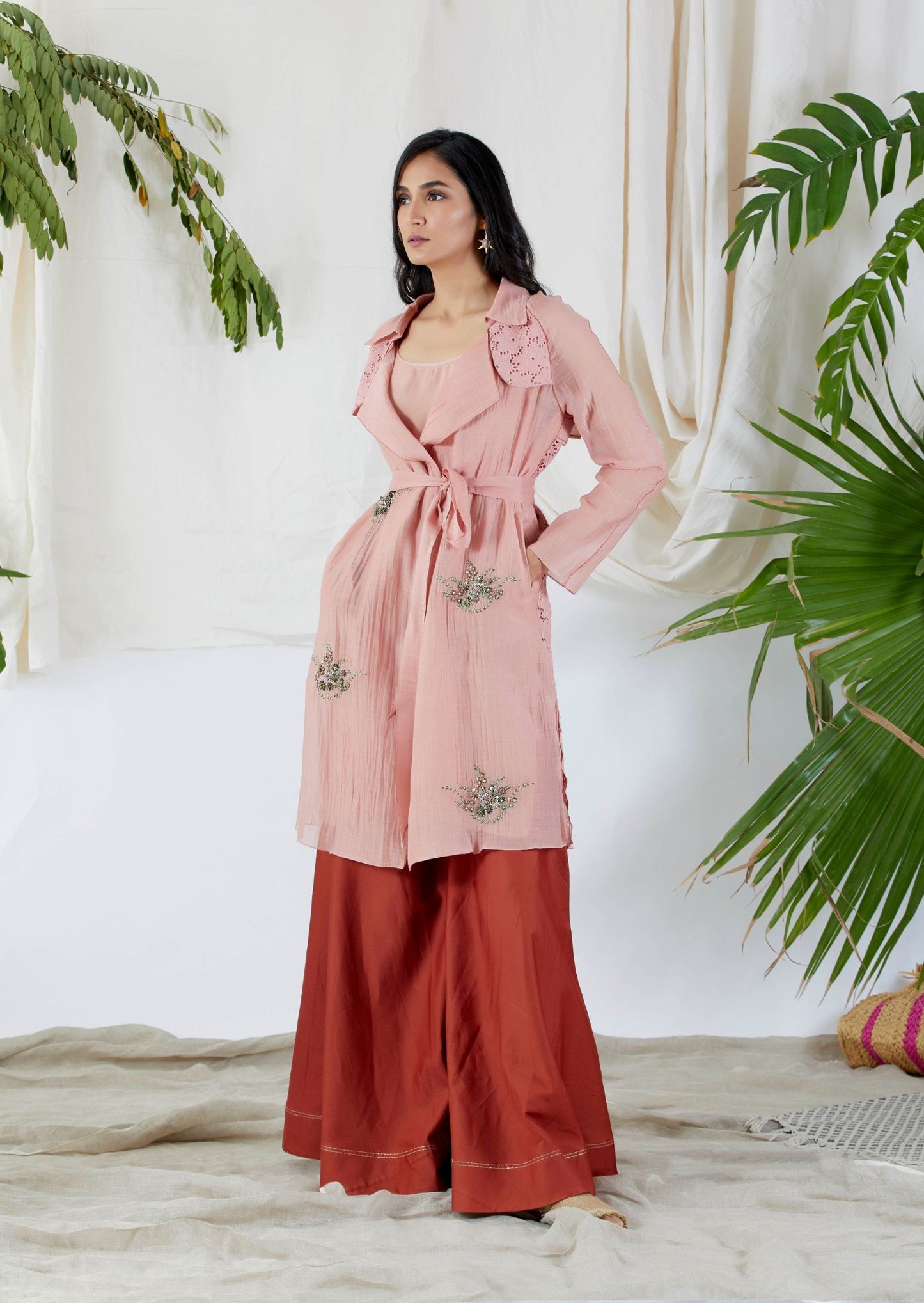 BOUQUET TRENCH GARARA SET