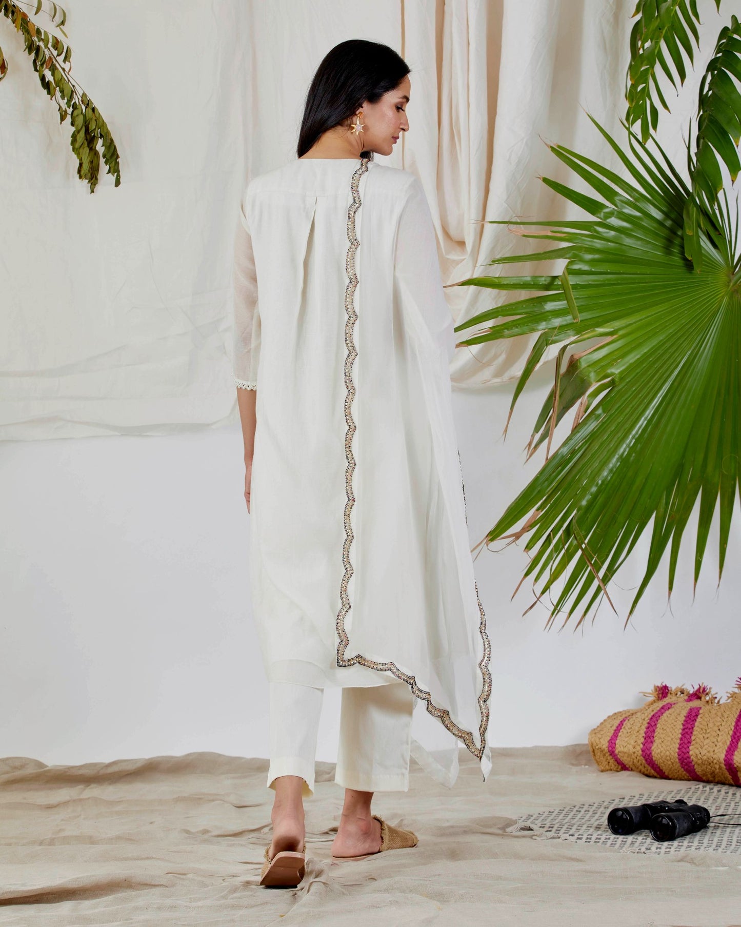 PEARL LEAF PANELLED SUIT