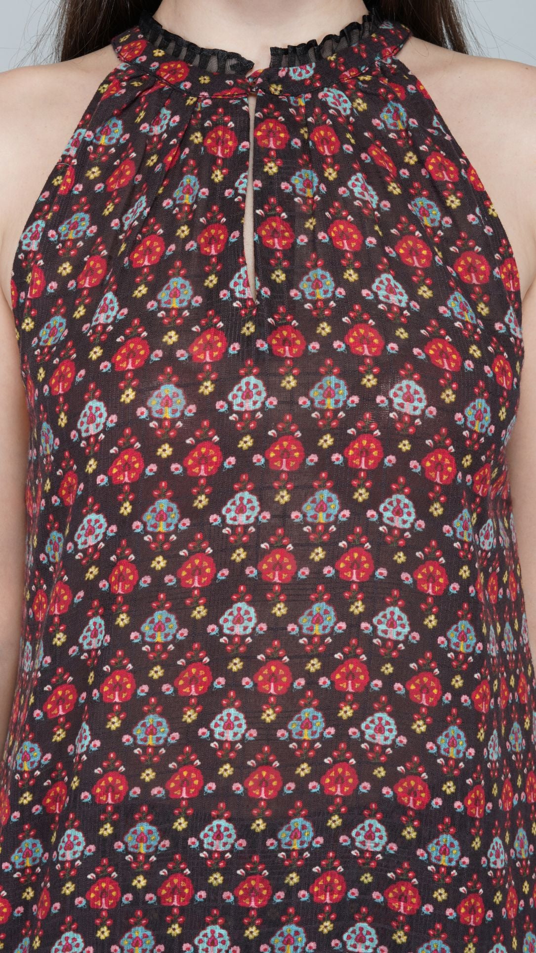 CARNATION PRINT TUNIC SET