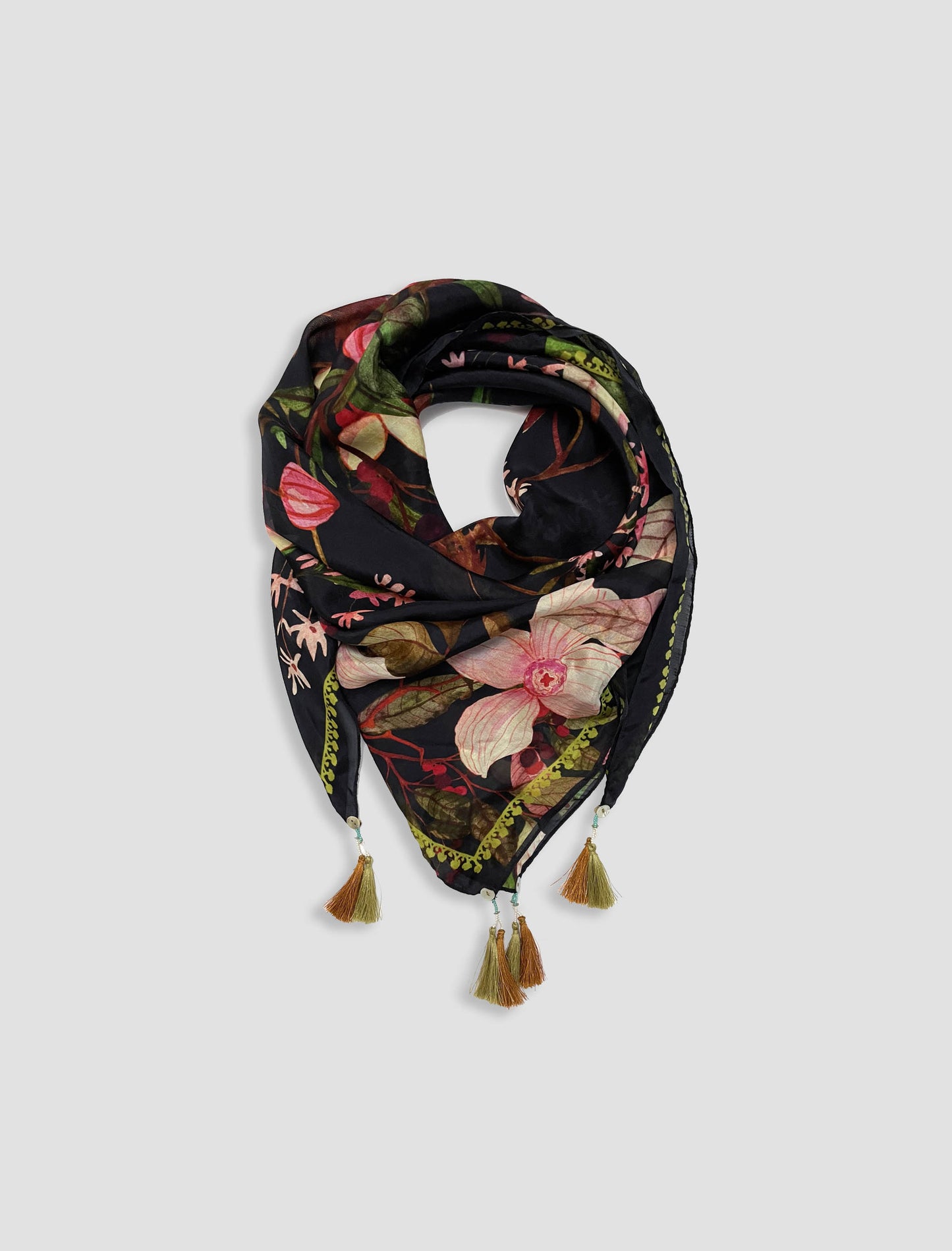 BERRY PRINT SCARF