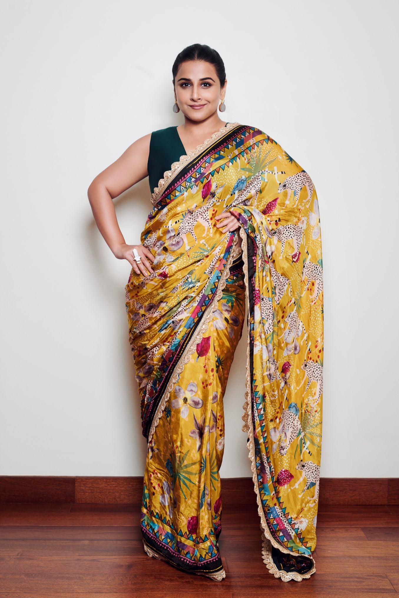 FLORA FAUNA PRINTED SAREE