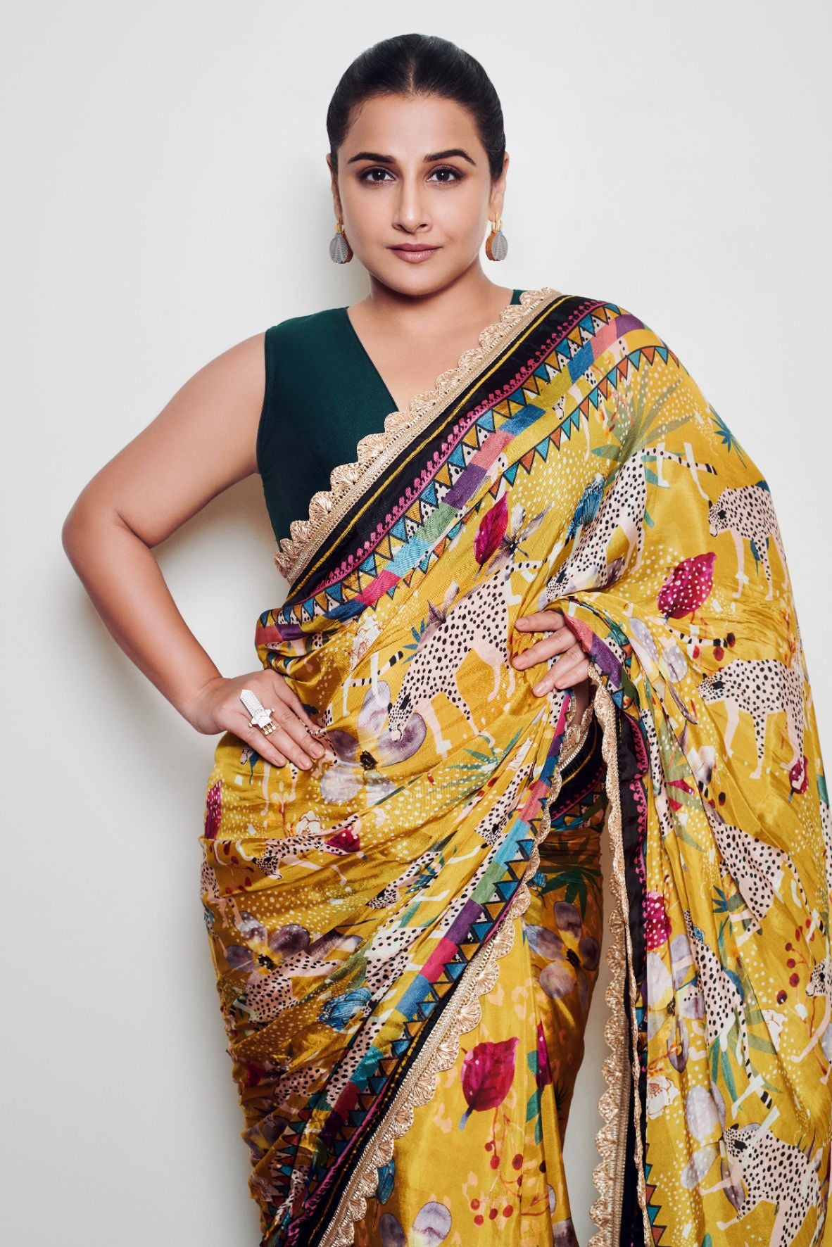 FLORA FAUNA PRINTED SAREE